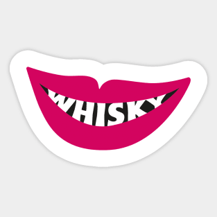Whisky Smile Sticker